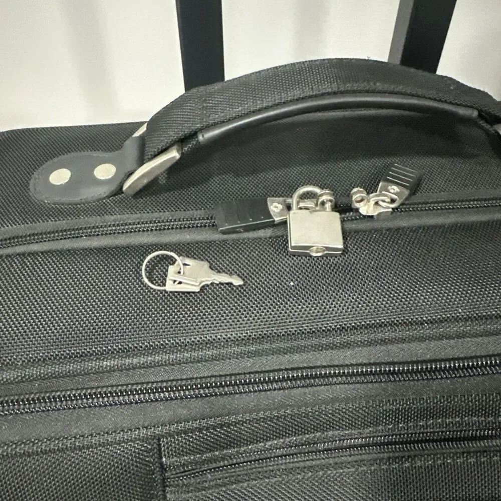 SAMSONITE BUSINESS iMOBILE 360 BLACK ROLLING BUSINESS CASE APPROX 16" X16"X10" - Picture 7 of 10